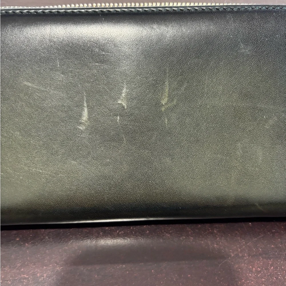 Pre-owned Gucci Black Leather wallet with bamboo tassel. - Picture 15 of 16